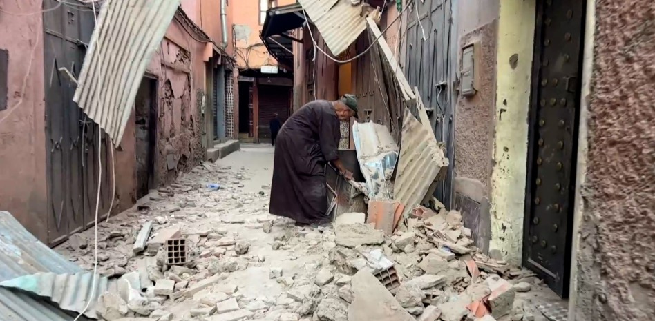 Terremoto en Marruecos. Foto: La Vanguardia
