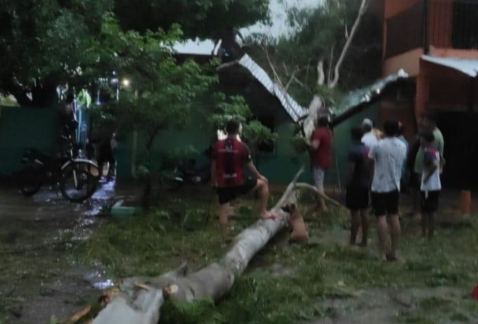 Alberdi, una de las localidades más afectadas por el temporal