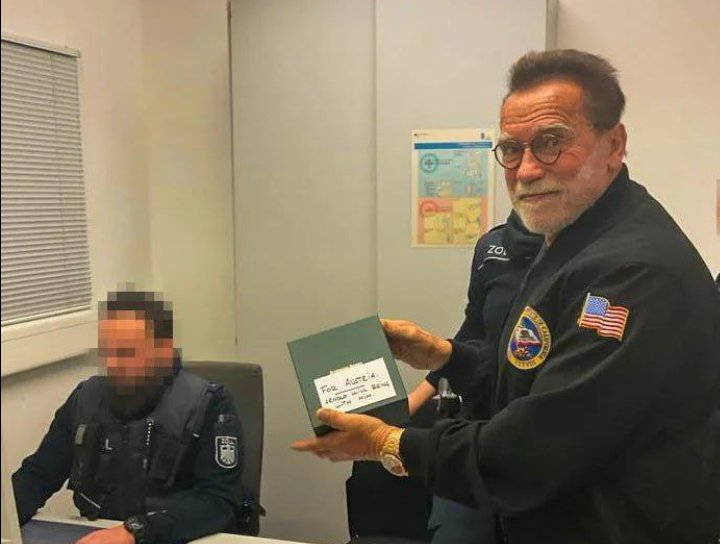 Arnold Schwarzenegger fue demorado en el aeropuerto de Munich por no declarar un lujoso reloj